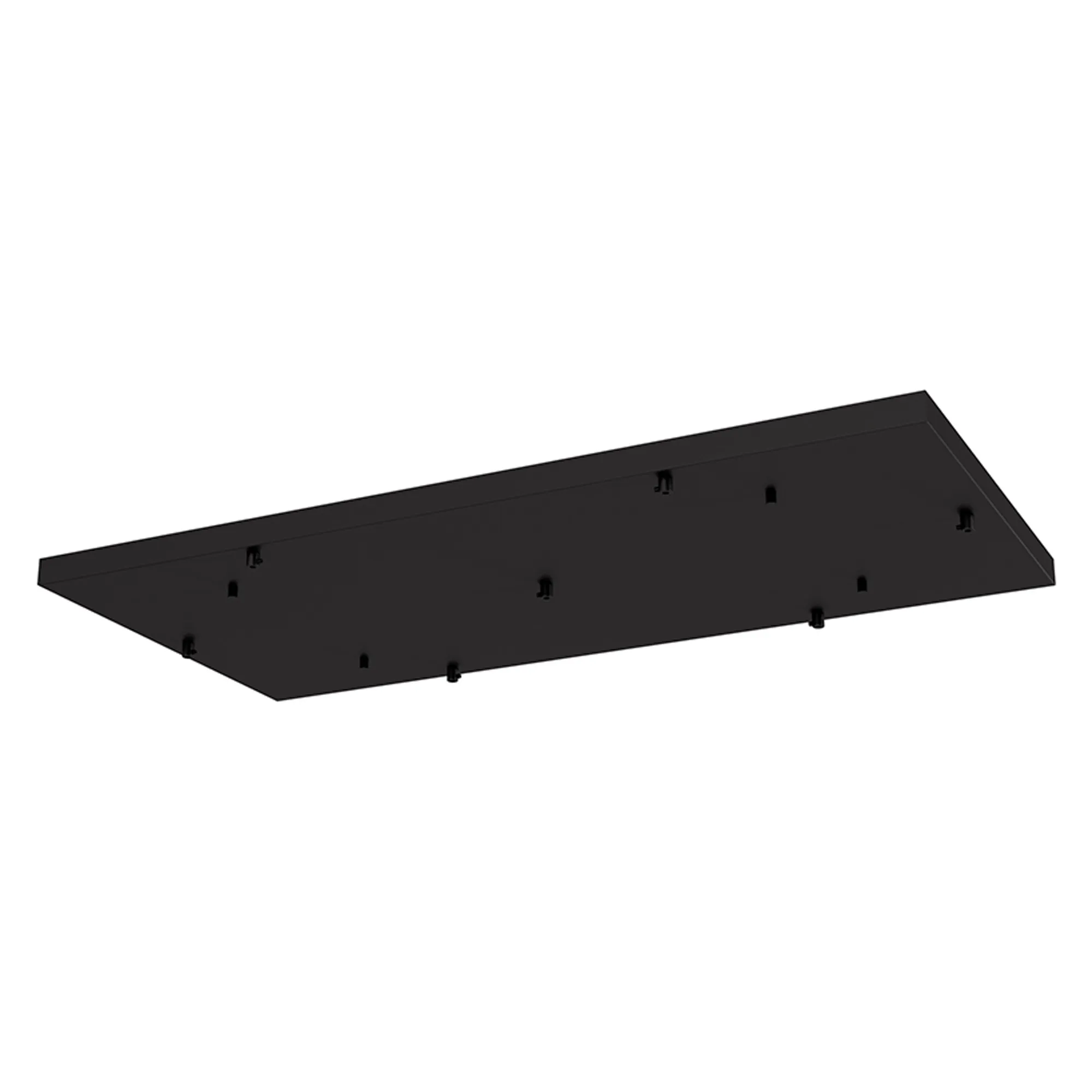 Elsa 7 Hole 940 x 460mm Rectangular Canopy Kit Black